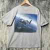 VTG Vought F4U Corsair WW2 Fighter Plane 99 Big Print T Shirt USAF Aviation XL Unisex T-Shirt