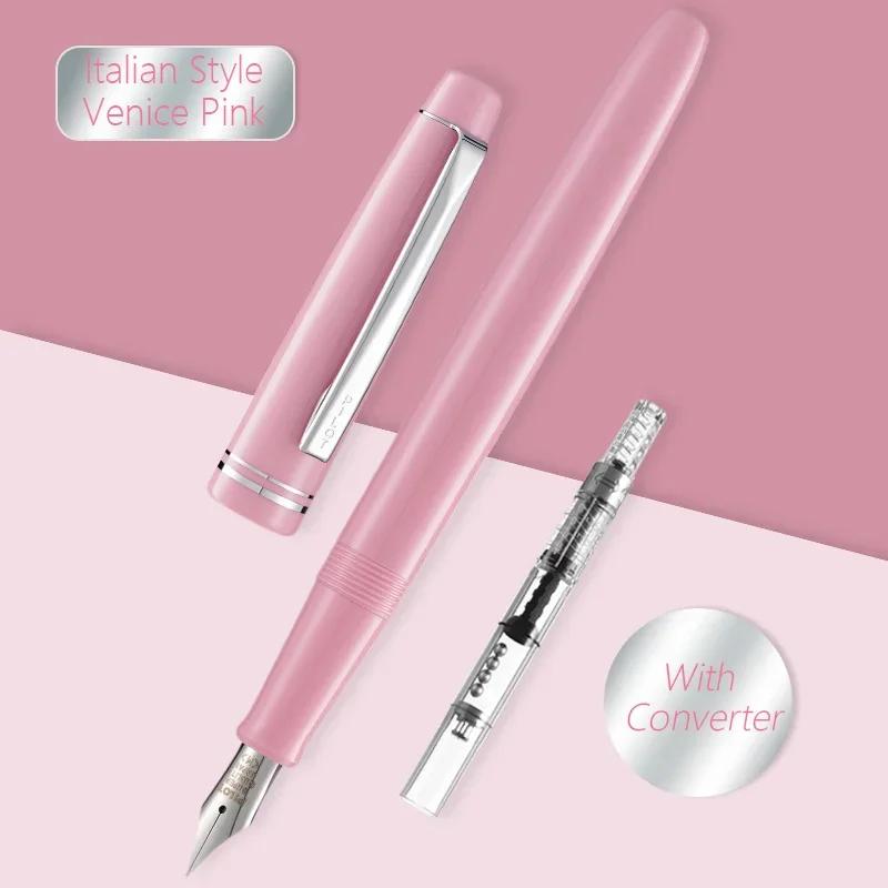 

PILOT 78g+ Оригінальна Класична Перова Ручка Розкішна Золота 22K Надтонке/Тонке/Середнє Перо Шкільні Учні Практика Письма Чорнило Подарункові Ручки Приладдя F(0.38mm) рожевий