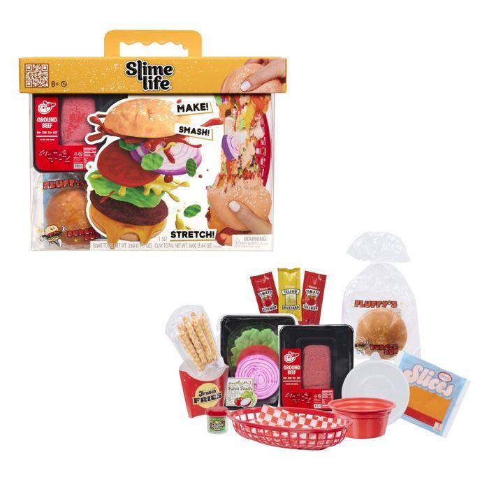 MGA MINIVERSE Kit creativo slime “Slime Life Cheeseburger DIY”, 1 set, multicolore