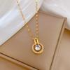 Zircon Ring Light Luxury Temperament Zircon Clavicle Chain Small Retro Necklace