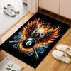 "Fiery Eagle with Billiard Ball Design" Patterned carpet, suitable as a non slip play mat for the living room and bedroom sofa