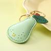 Cute Fruit Pendant Strawberry Bag Pendant Creative Leather Keychain  Men