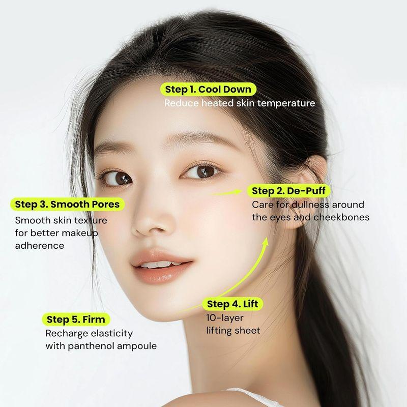 [PO:DL] Red Bean Panthenol Coolfit Gelfting Mask (4ea)