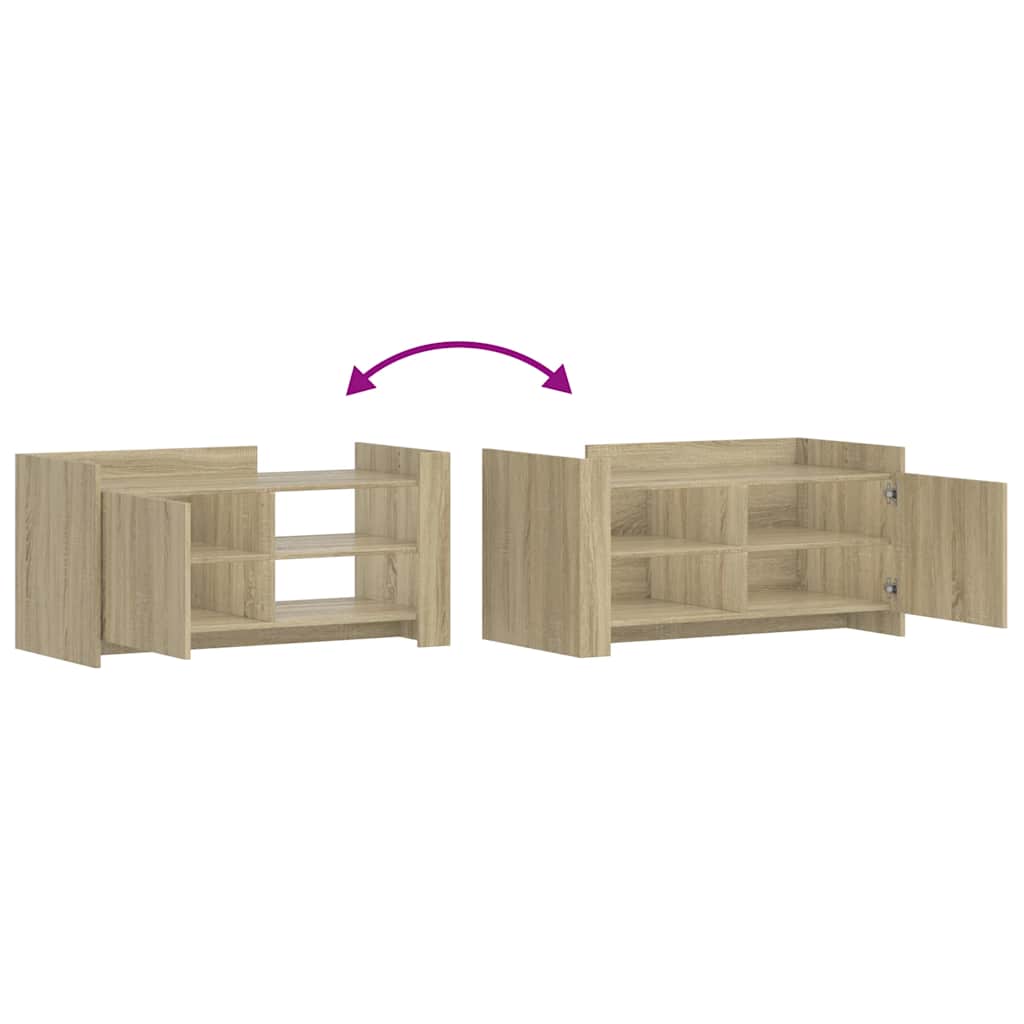 Coffee Table Sonoma Oak 100x50x50 cm Particleboard