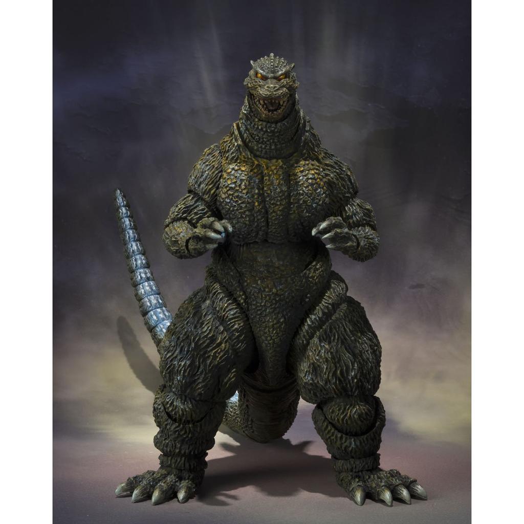 BANDAI MonsterArts Godzilla Ohrai Poster Web Shop S.H. (Noriyoshi Ver.) "Godzilla Vs. Mechagodzilla" (Tamashii Exclusive)