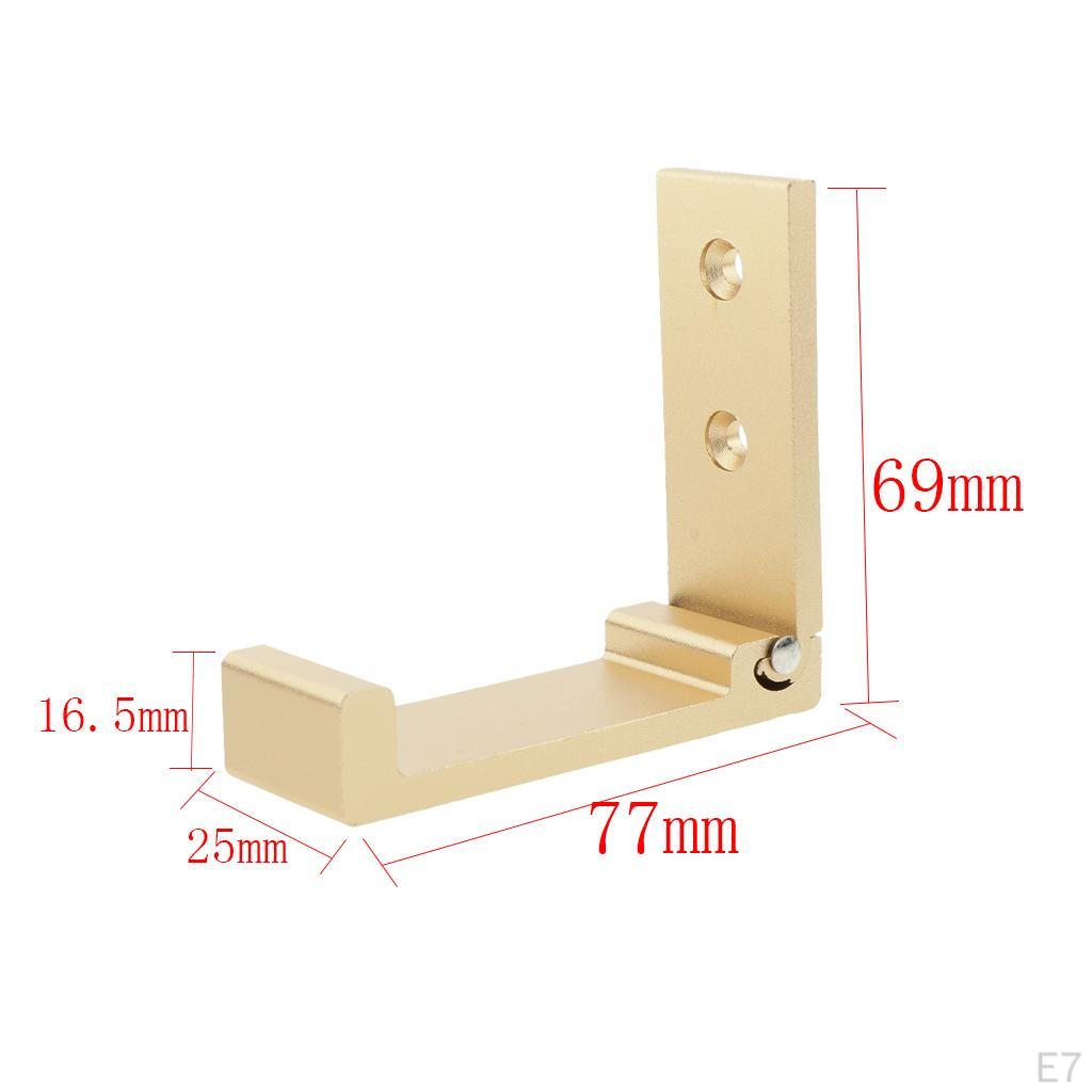 1pc Foldable Wall Mount Clothes Aluminum Saving Hangers