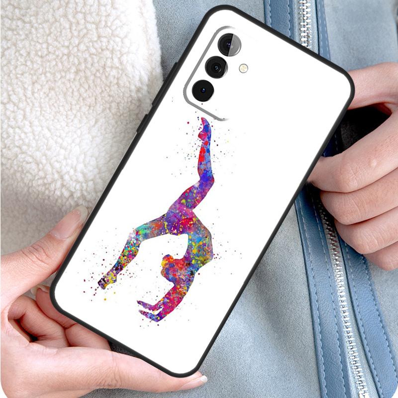 Love Gymnastics Phone Case For Samsung Galaxy A54 A34 A14 A15 A25 A35 A55 A53 A33 A13 A52 A32 A12 A51 A71