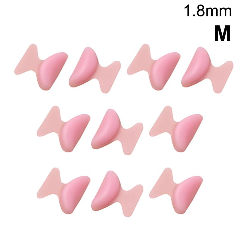 5Pairs Eyeglasses Anti Slip Nose Pads Soft Silicone Self Adhesive Glasses Nose Holder Long Lasting Spectacles Nose Support