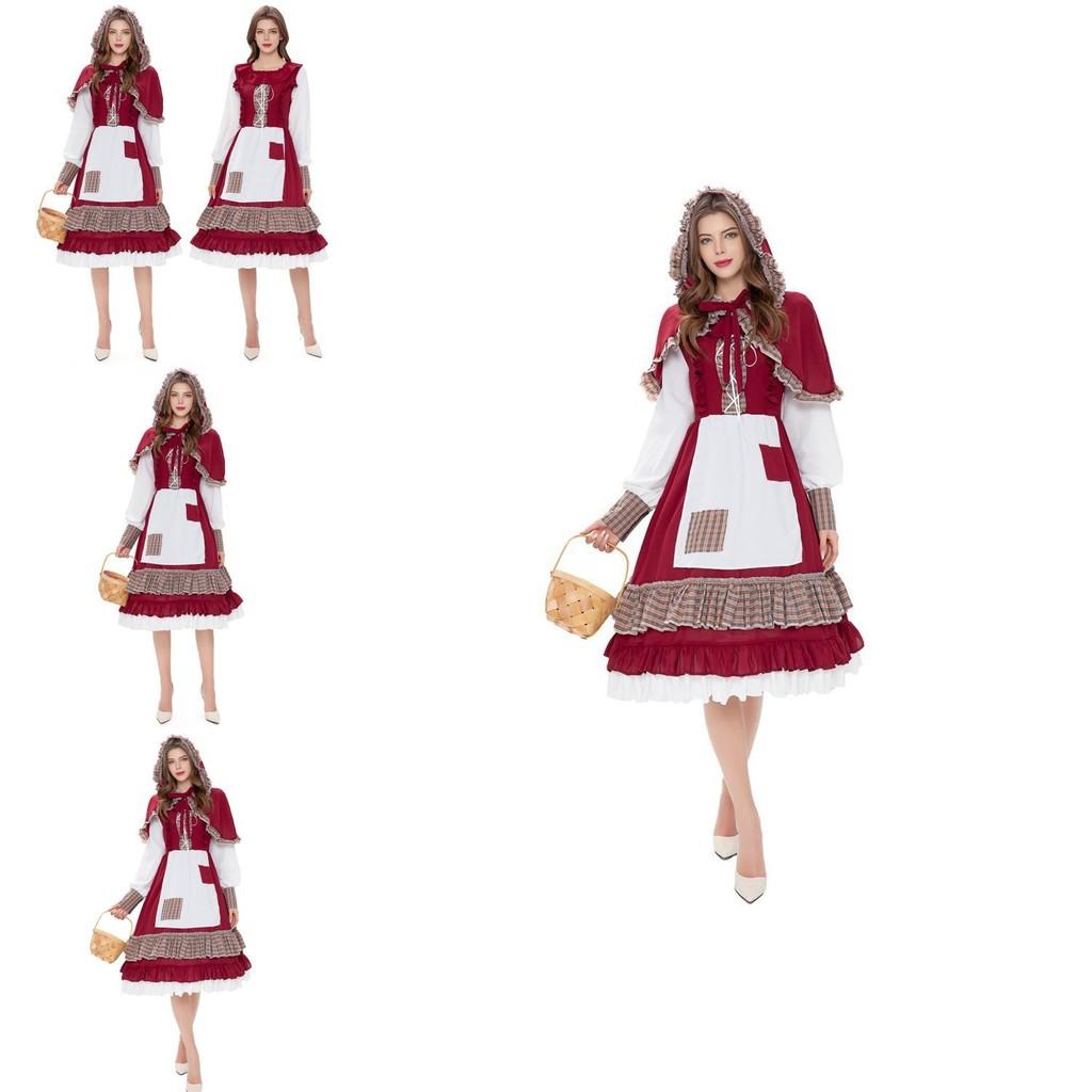 Charming Adult Cosplay Little Red Riding Hood Costume For Halloween Parties And Events