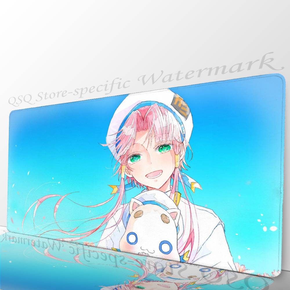 Akari Mizunashi Anime ARIA Mousepad Mouse Mat Desk Mat With Pad Gaming Accessories Prime Gaming XXL Keyboard Pad Padding Mat