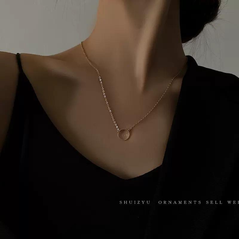 Necklace temperament niche new female collarbone chain niche design style simple cold wind accessories
