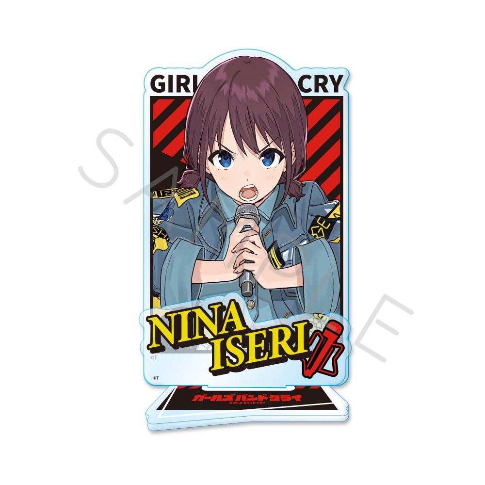TV Anime "Girls Band Cry" [Iseki Nina] Big Acrylic Stand A