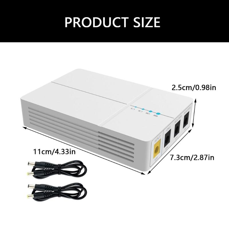 UPS Battery Backup For Routers And Modems Protecting Devices From High Or Low Voltages Damage In Home Or Office