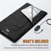 Mvolo® Infrared Sauna Blanket – Home Heat Therapy Blanket for Relaxation & Comfort – Includes Towel