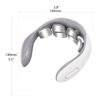 Elektrische nekmassager Intelligente schouder-nekmassager 3 standen 6 koppen nekmassager met verwarming