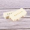 Replacement Plastic Covers for Standard Guitar Pickups Aged White Finish Simple Mount Size