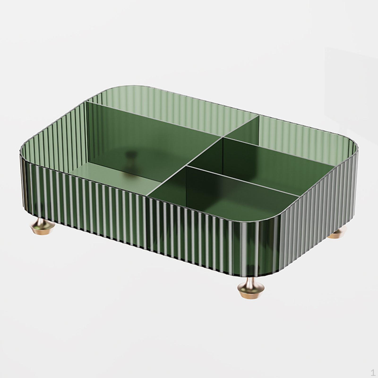 

Настольный органайзер с 5 отделениями и полкой для хранения различных аксессуаров для волос, ювелирных изделий