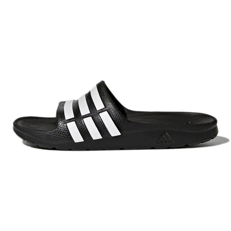 New Adidas Duramo Series Abrasion Resistant Kids' Slippers Charcoal Black Kids' G06799