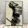 Japanese Anime Aesthetic Wall Art Game Retro Samurai HD Oil On Canvas Posters And Prints Home Bedroom Decoration Gifts