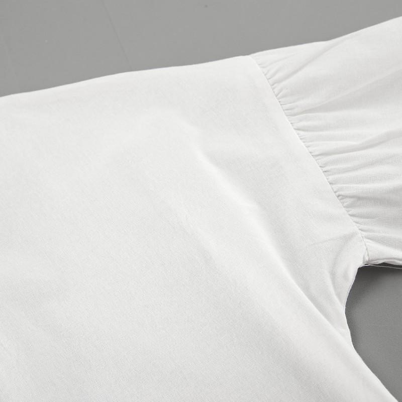 Womens Cotton Linen Blend 2-Piece Set Lantern Sleeve Top Shorts Casual Fashion 2026