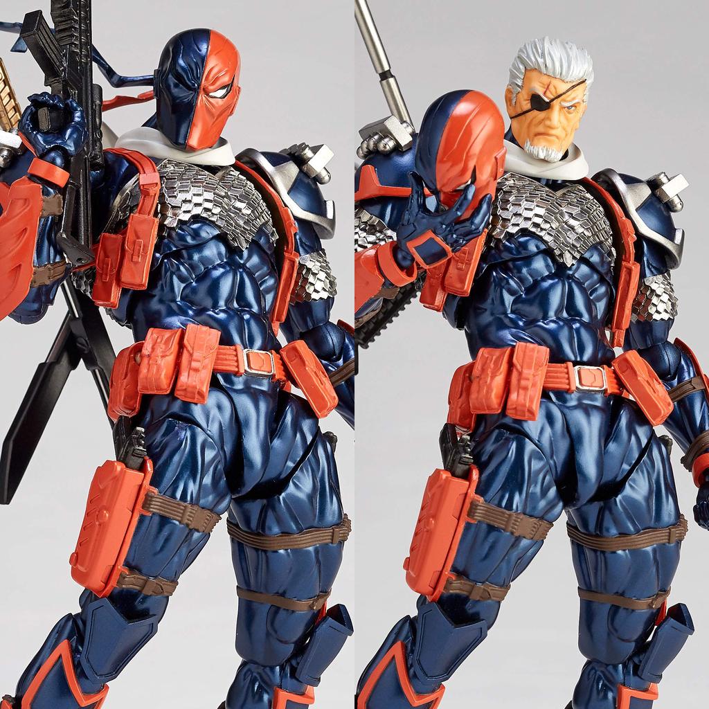 Figurecomplex AMAZING YAMAGUCHI DEATHSTROKE Revoltech Action Figure, Approximately 170mm, ABS & PVC, Painted