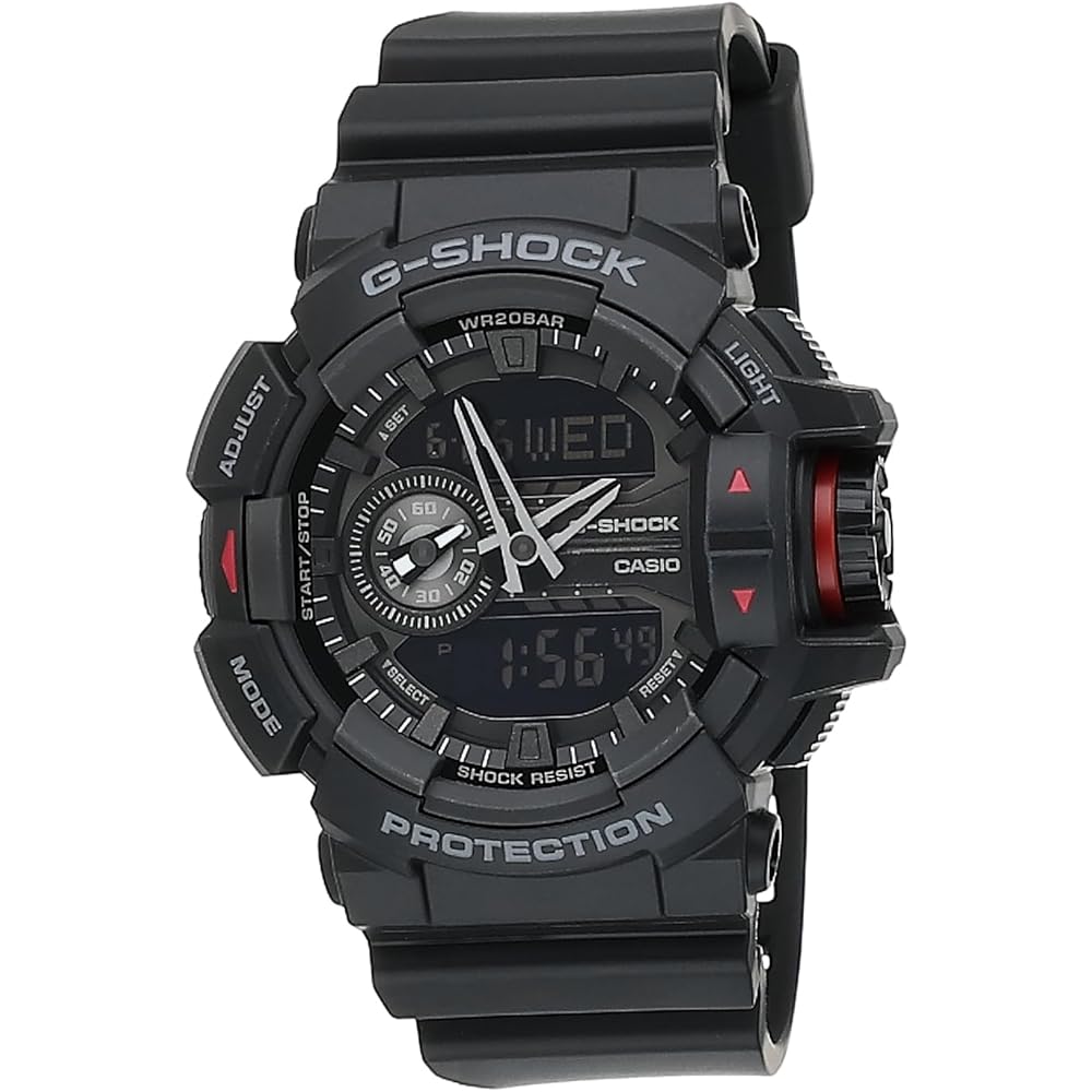 Casio G-Shock GA-400-1B Men s Watch Analog-Digital Black Waterproof Shock Resistant