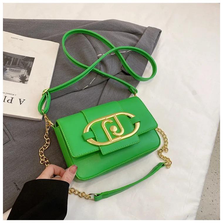 Women's Designer Bags Leather Metal Buckle Fin Wing Plaza Shoulder Bags Fashion Ladies Casual Messenger Bags