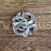 1Pcs Norse Dragon Legendry Sweden Scandinavian Viking Brooches Knots Jewelry Vintage Brochers For Women Men