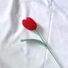 Fiore di Tulipano all'Uncinetto in Filato Fatto a Mano - Simulazione Regalo Eterno