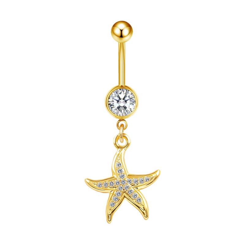 

Gaibei Fashionable Turtle Octopus Belly Button Ring