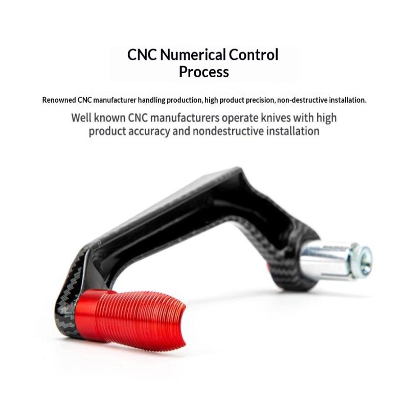 1 Pair Motorcycle Die-Casting Aluminum Alloy Handlebar Brake Clutch Lever Hand Guard Protector Modification Accessories Handguard