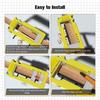 Door Hinge Installation Kit Door Hinge Router Template With Silicone Non-slip Pads No Hammer Or Chisel Cabinet Hinge Jig