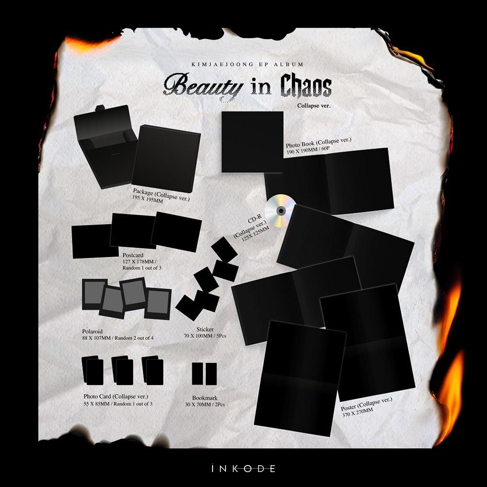 KIM JAE JOONG (JYJ) - Beauty In Chaos (Collapse Ver., Fractured Ver.)