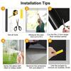 Hot-Selling Frosted Privacy Window Film, Anti-Glare Blackout Heat Blocking, Removable No Residue Easy Stick for Home Office Car