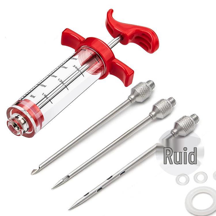 Acrylic Kitchen Turkey Injector Needle for Marinade and Seasoning