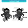 2Pcs Corrosion Resistant Stainless Steel Fixing Clips Crafted for Easy Drawer Panel Attachment in Home Improvement and Woodworking