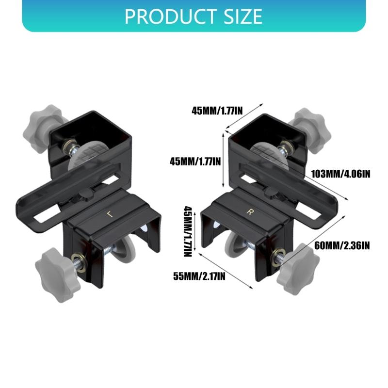 2Pcs Corrosion Resistant Stainless Steel Fixing Clips Crafted for Easy Drawer Panel Attachment in Home Improvement and Woodworking