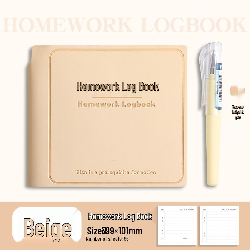 Grade 1 Mini Homework Notebook for Primary Students