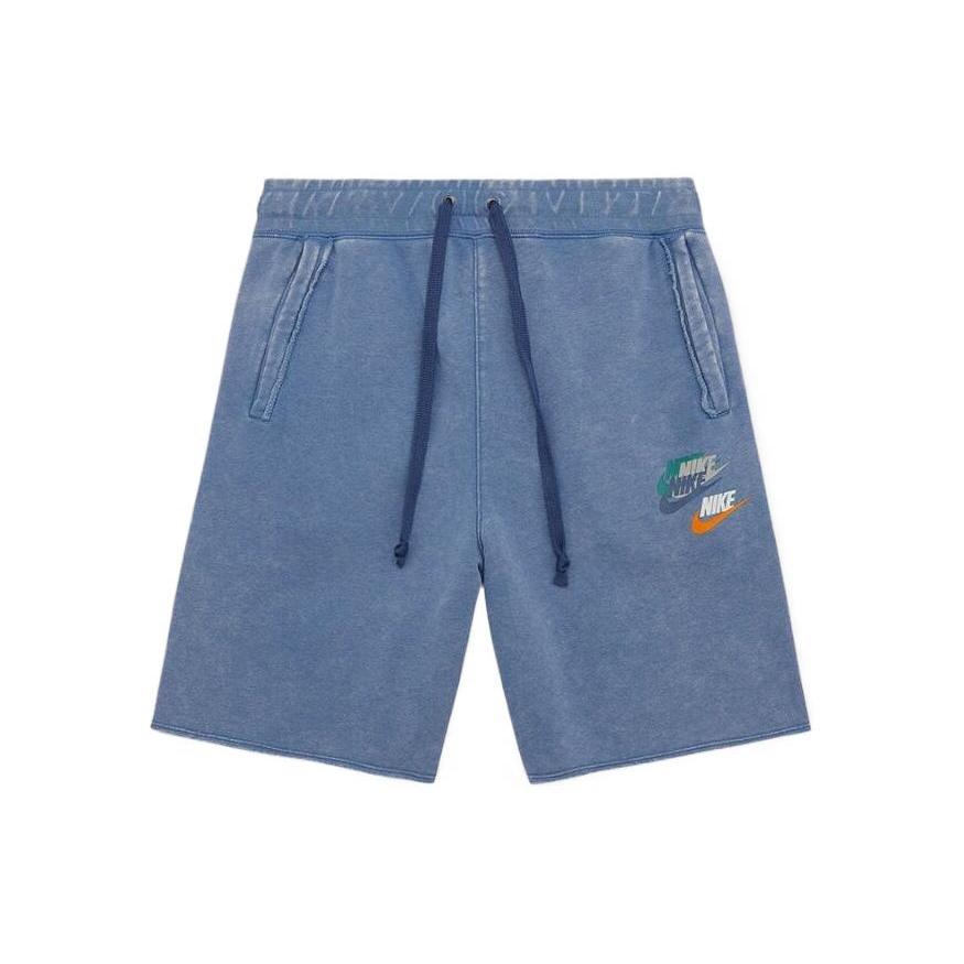 New Nike Casual Shorts Men Blue DV3315-410