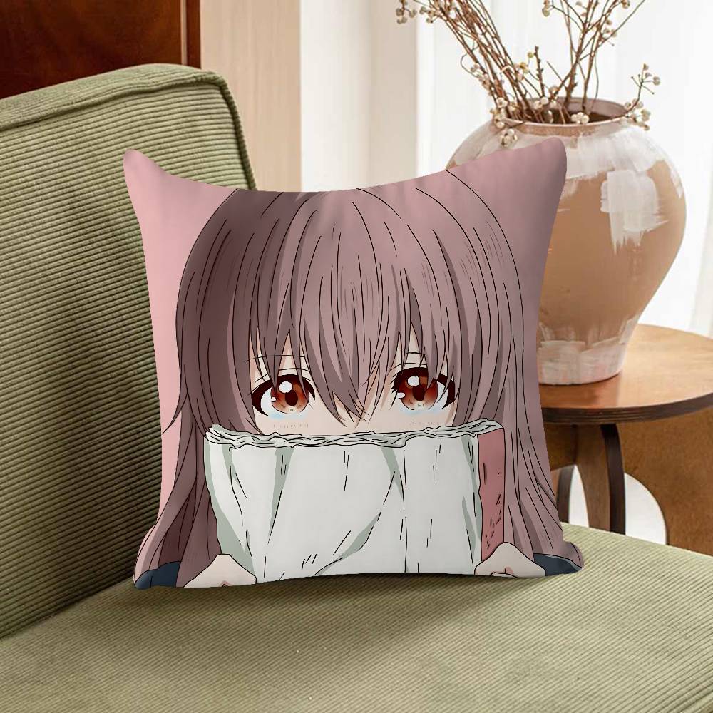 A S-Silent Voice Personalized Pillow Cover Kids Bedroom Wild Party Decor Pillowcase Kid Birthday Shower Gift