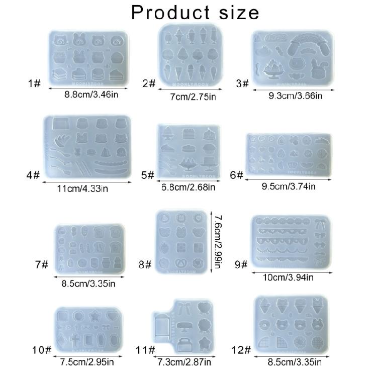 Easy to Clean Silicone Mold for Crafting Dripping Glue Crafts Mold Jewelry Mold for Jewelry Making and Artistic Projects