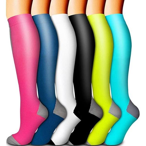Drucksocken Damen Herbst Bein Kompressionssocken Strümpfe Europäische und Amerikanische Wadenstrümpfe Yoga-Socken
