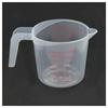 5X 500Ml Home Lab Measuring Jug Pitcher Plastic Handle Pour Spout Container