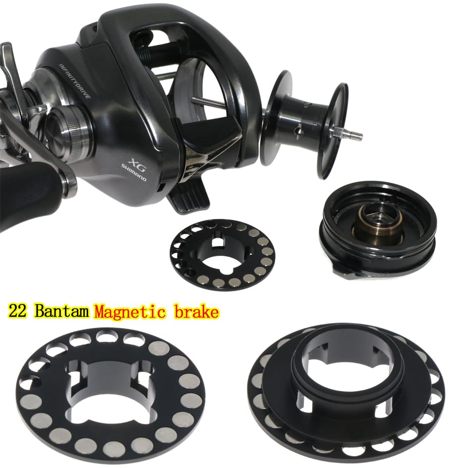 Shimano Bass Tile Compatible with 22 Bantam Bait Finesse Centrifugal Magnetic SVS Microcast Spool [Seiran Lures] Spool, MGL, Spool, Ported, Ported,