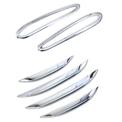 Car Front Rear Fog Light Lamp Eyebrow Frame Trim Cover Sticker For Mercedes Benz GLC Class X254 2023 Car Accessories