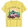 Western Sunset Cowgirl I Got A Heart Like A Truck T-Shirt Cool Country Southern Cowgirl Graphic Tee Country-Music Concert Outfit