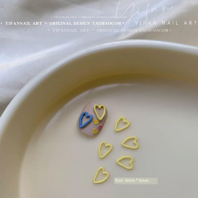 

J126 Childlike Relief Minimalist Graffiti Nail Sticker F30-3. [Heart Huang. 2]]