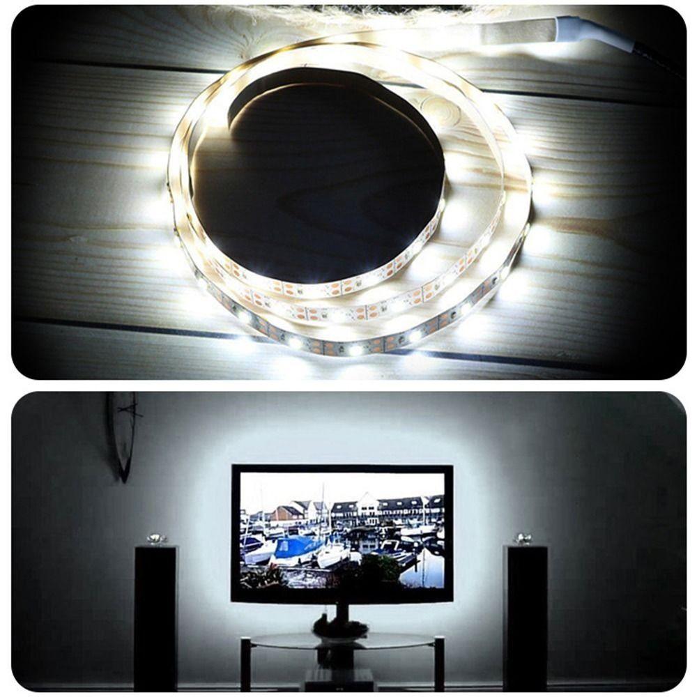 1Pcs DC 5V LED String Light White Warm White SMD 2835 LED New USB Strip Lamp  TV Background