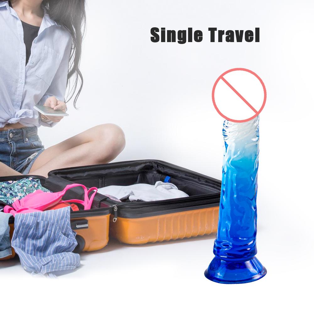 Transparent Soft Jelly Dildo Realistic Suction Cup Fake Dick Penis Sucker Butt Plug Sex Toys for Woman Men Vagina Anal Sex Toys