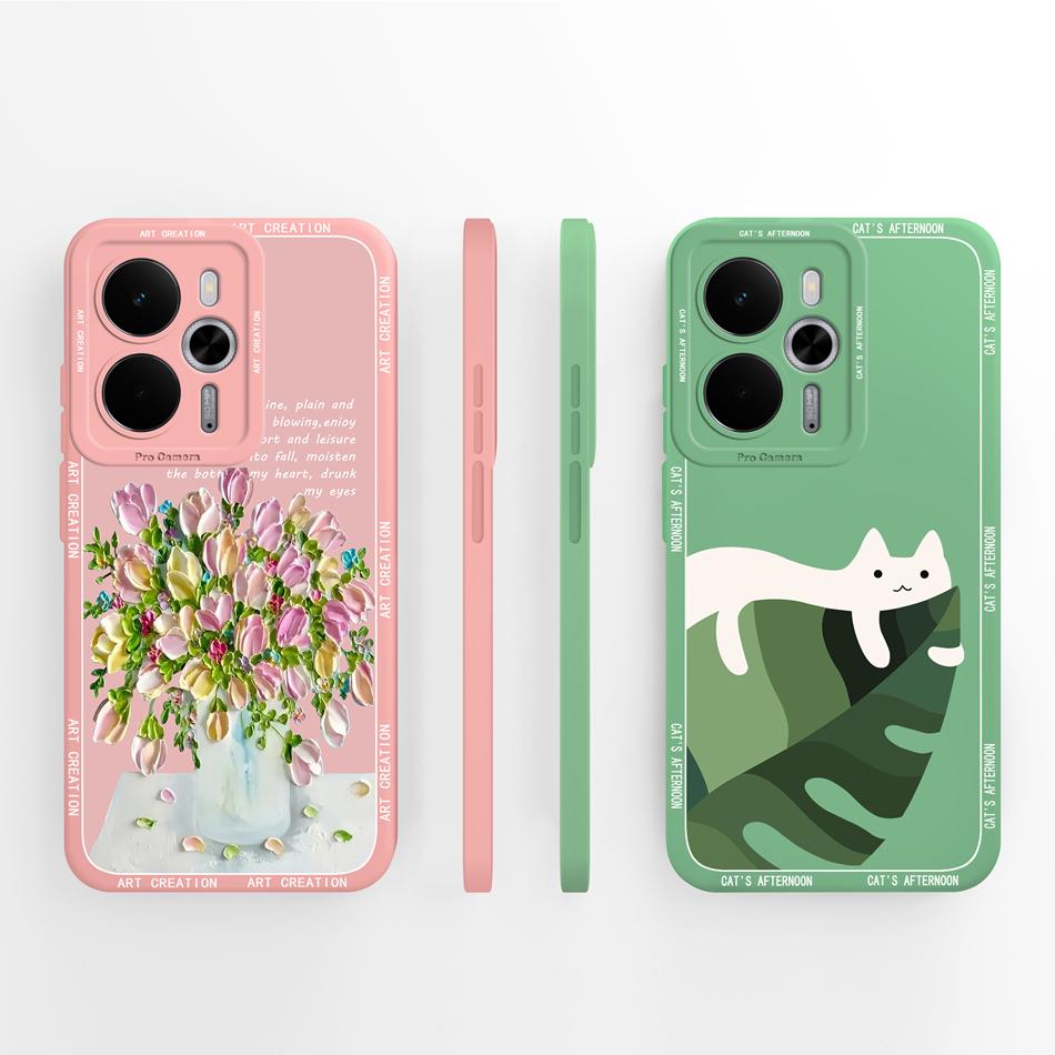 Für Realme 14 Pro Plus 14T 14X Hülle Niedlicher Panda Weiches Flüssigsilikon Vollschutz Handygehäuse Für Realme14 Rückabdeckung Funda